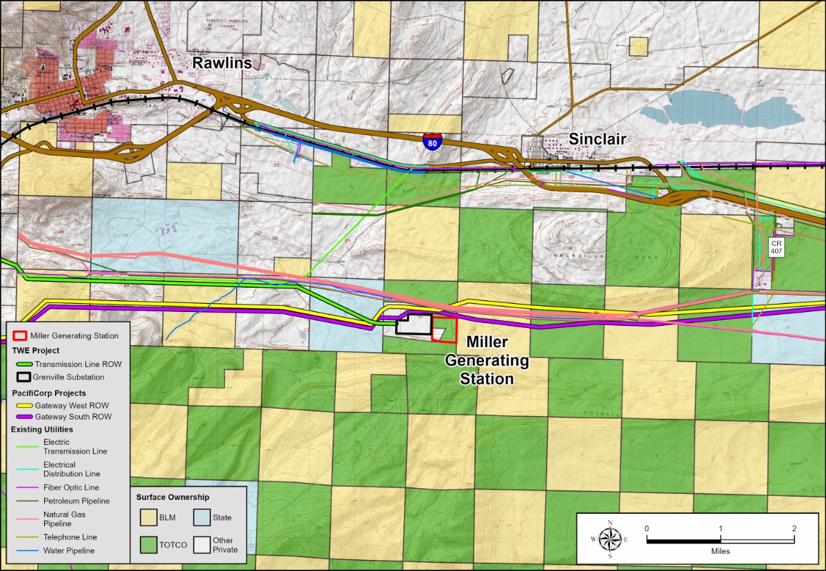 Miller Generating Station map